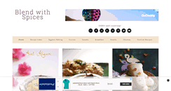 Desktop Screenshot of blendwithspices.com